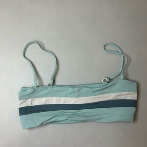 L*space Rebel Stripe Bikini Top Size Medium